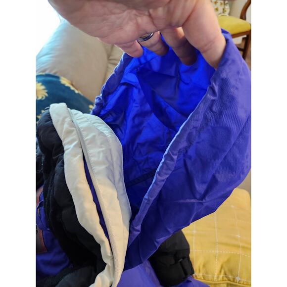 Vintage Vitesse Couloir Ski Suit Blue Large 14 Snowsuit One Piece Snow Bib - Picture 10 of 14